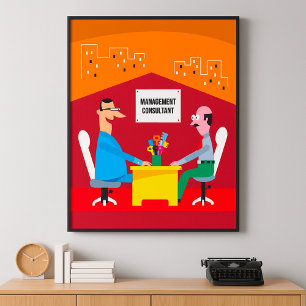 Management Consultant Meeting Poster
