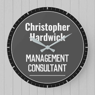 Management Consultant Office Wall Clock