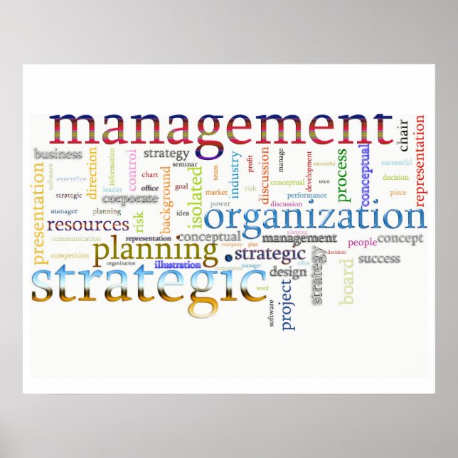 management strategic  Related Text Poster (Front)