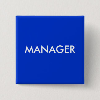 MANAGER 15 CM SQUARE BADGE