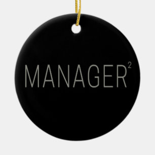 Manager CEO or Self-employed And Freelancer Design Ceramic Tree Decoration