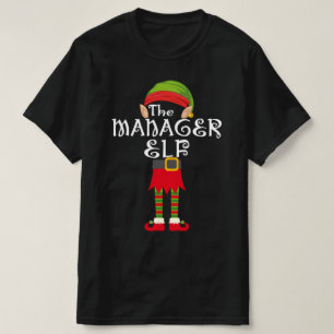 manager elf family matching christmas T-Shirt
