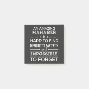 Manager, Gift For Manager, A Truly Great Manager Post-it Notes