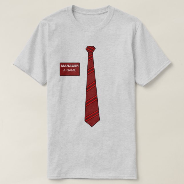 Manager Necktie Shirt (Design Front)