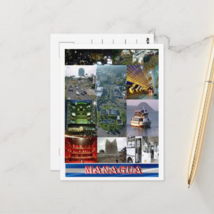 Managua  - Nicaragua - Mosaic - Postcard