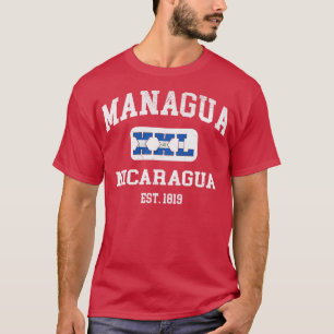 Managua Nicaragua XXL Athletic design 1 T-Shirt