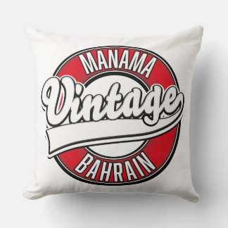 Manama Bahrain Vintage logo Car Magnet Cushion