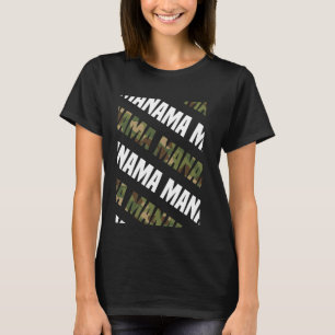 Manama Camo Pattern Green Camouflage T-Shirt