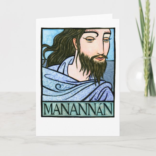 Manannán Greeting Card (Front)