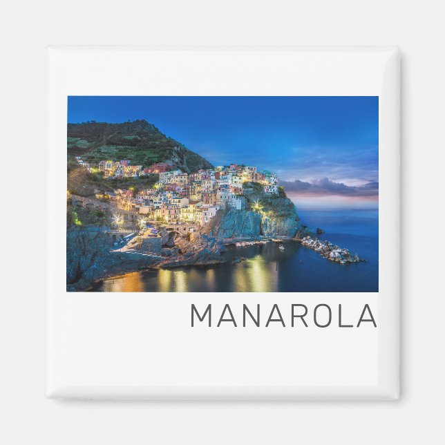 Manarola Cinque Terre La Spezia Italy Panorama Magnet (Front)