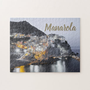 Manarola Cinque Terre Liguria Italy Fine Art gift Jigsaw Puzzle