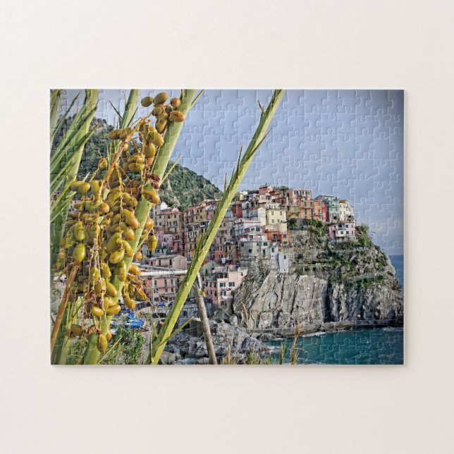 Manarola - Cinque Terre - Olives - 11x14 - 252 pcs Jigsaw Puzzle (Horizontal)