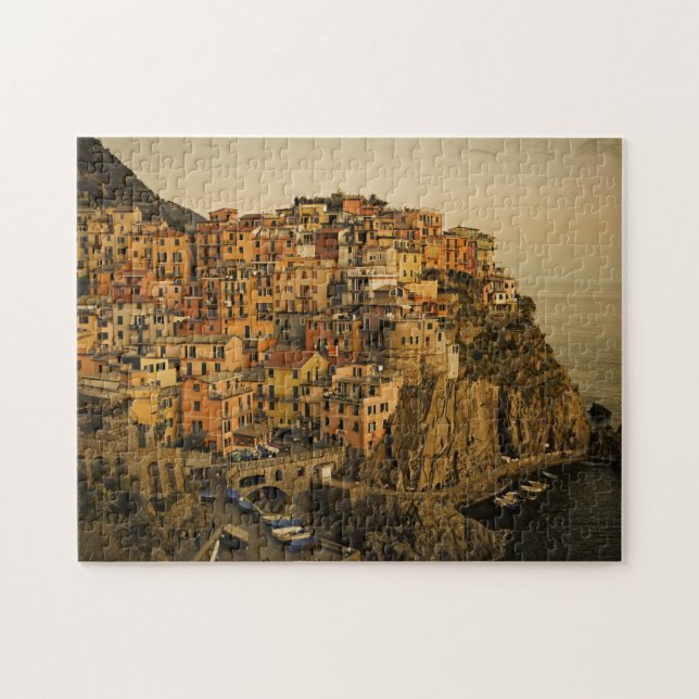 Manarola, Italia - Cinque Terre - 11x14 - 252 pcs Jigsaw Puzzle (Horizontal)