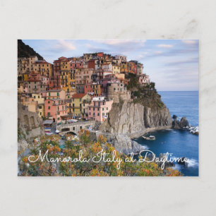 Manarola Italy at Daytime Skylines Postcards
