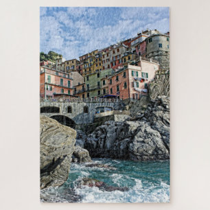 Manarola Italy Travel Adventure - 20x30 - 1014 pc Jigsaw Puzzle