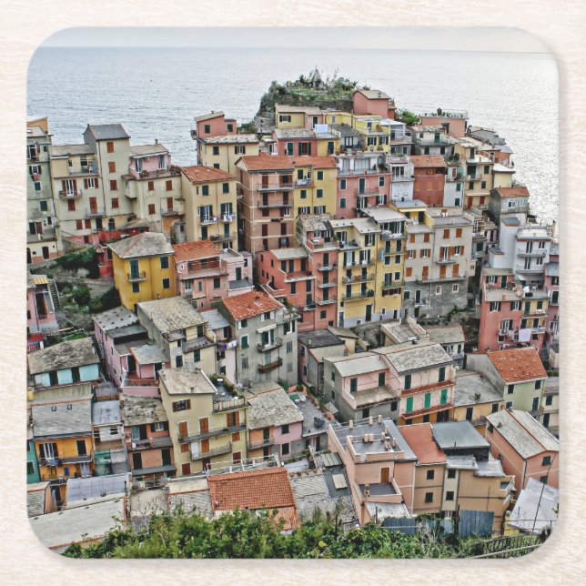 Manarola - The Cinque Terre - Italy Coaster (Front)