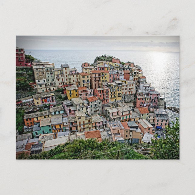 Manarola - The Cinque Terre - Italy Postcard (Front)