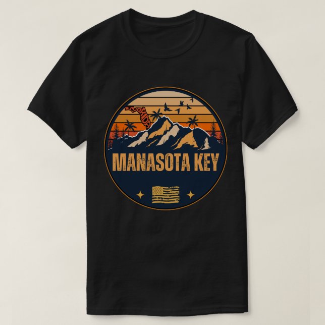 Manasota Key, Florida  T-Shirt (Design Front)