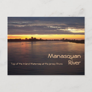 Manasquan River at Dawn Postcard