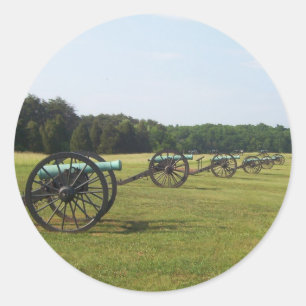 Manassas Battlefield - Civil War Classic Round Sticker