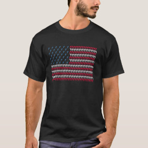 Manatee American Flag Dugong US 4th Of July Sea co T-Shirt
