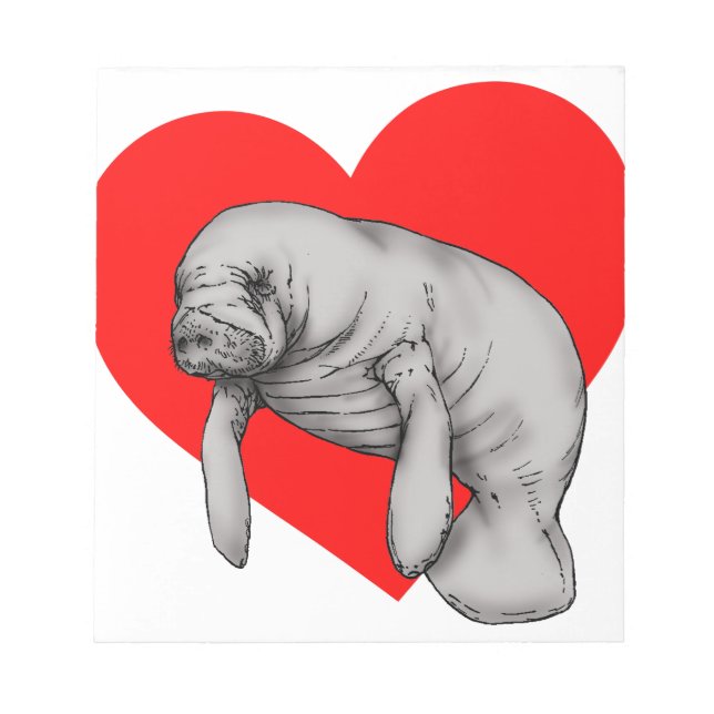 manatee art notepad (Front)