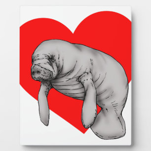 manatee art plaque