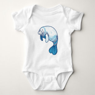Manatee Baby Bodysuit