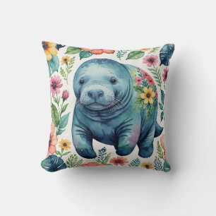 Manatee baby shirt cushion