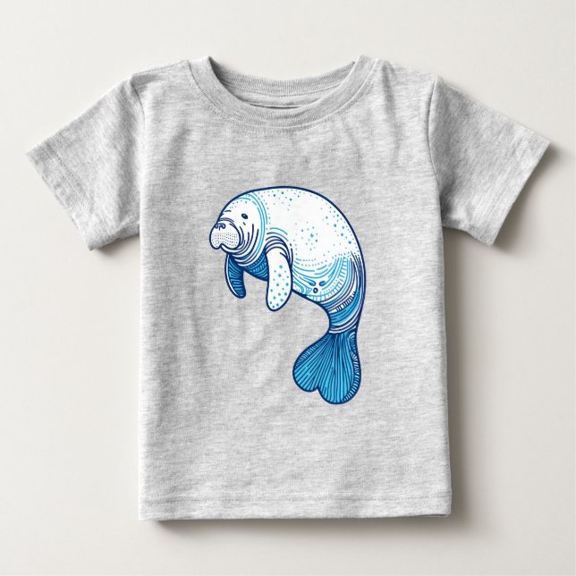 Manatee Baby T-Shirt (Front)