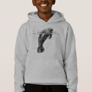 Manatee boy's hoodies