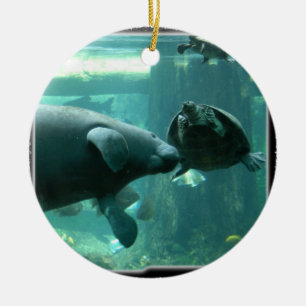 Manatee Christmas Ornament