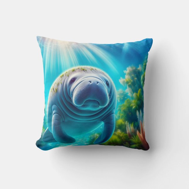 Manatee Cushion (Front)