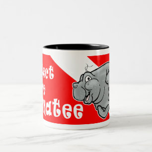 Manatee Diver Coffee Mug Protect the Manatee