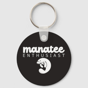 Manatee Enthusiast, Manatee Lover Marine Life Gift Key Ring