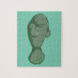 Manatee Jigsaw Puzzle<br><div class="desc">Original Artwork by Thedustyphoenix. thedustyphoenix.com</div>