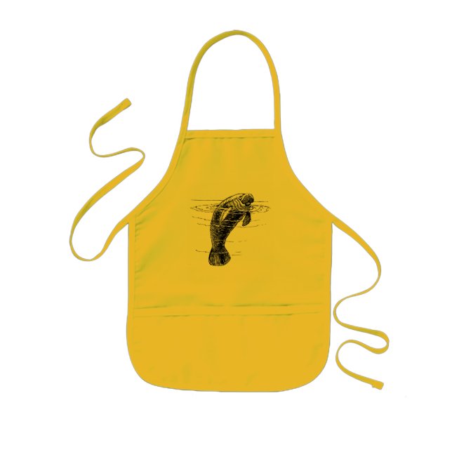 Manatee kids apron (Front)