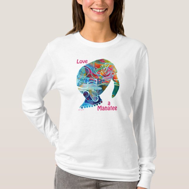 Manatee Long Sleeved T Shirts (Front)