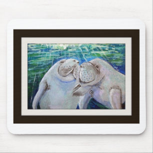 Manatee Love Mouse Mat