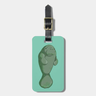 Manatee Luggage Tag