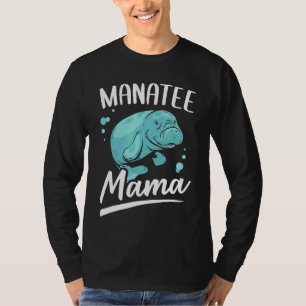 Manatee Mama Marine Animal Sea Cow T-Shirt
