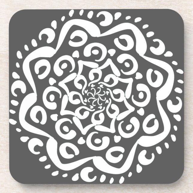 Manatee Mandala Coaster (Front)