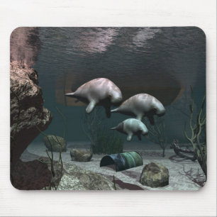 Manatee mousepad