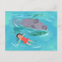 Manatee play time