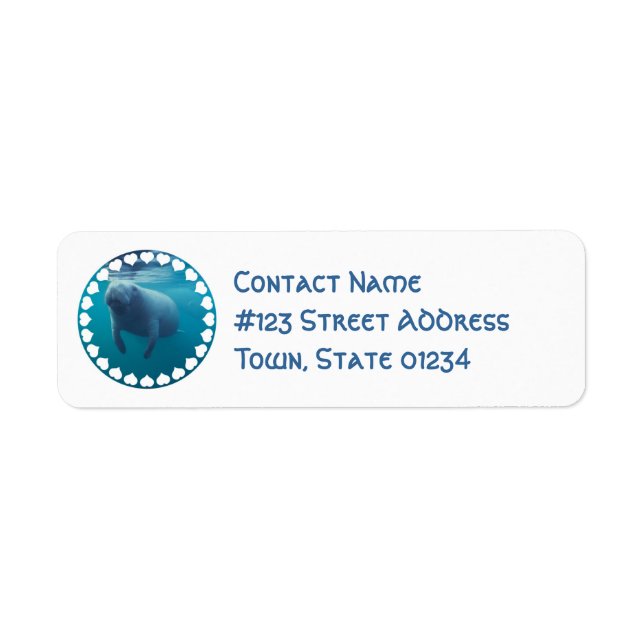 Manatee Return Address Label (Front)