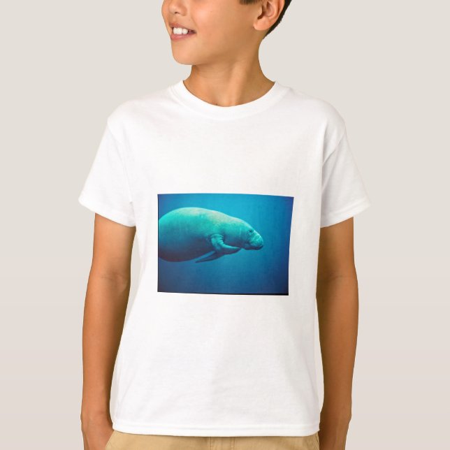 Manatee Scratching T-Shirt (Front)