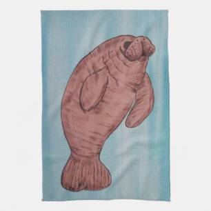 Manatee Tea Towel