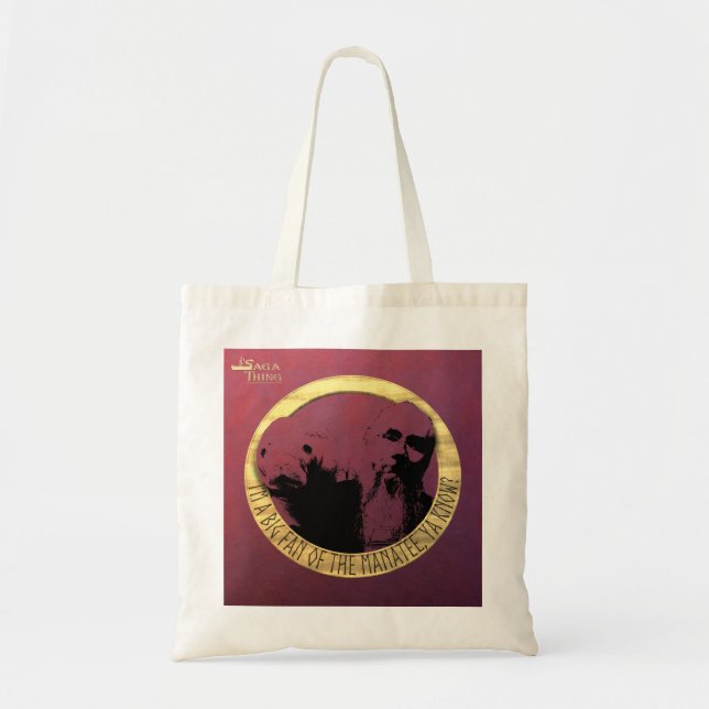 Manatee Tote Bag (Front)