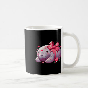 Manatee Valentine Hearts Animal Sea Ocean Coffee Mug