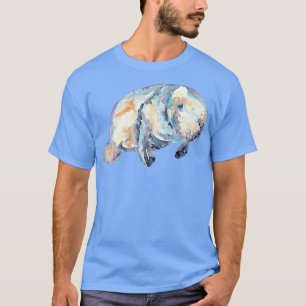 Manatee watercolor painting 1 T-Shirt
